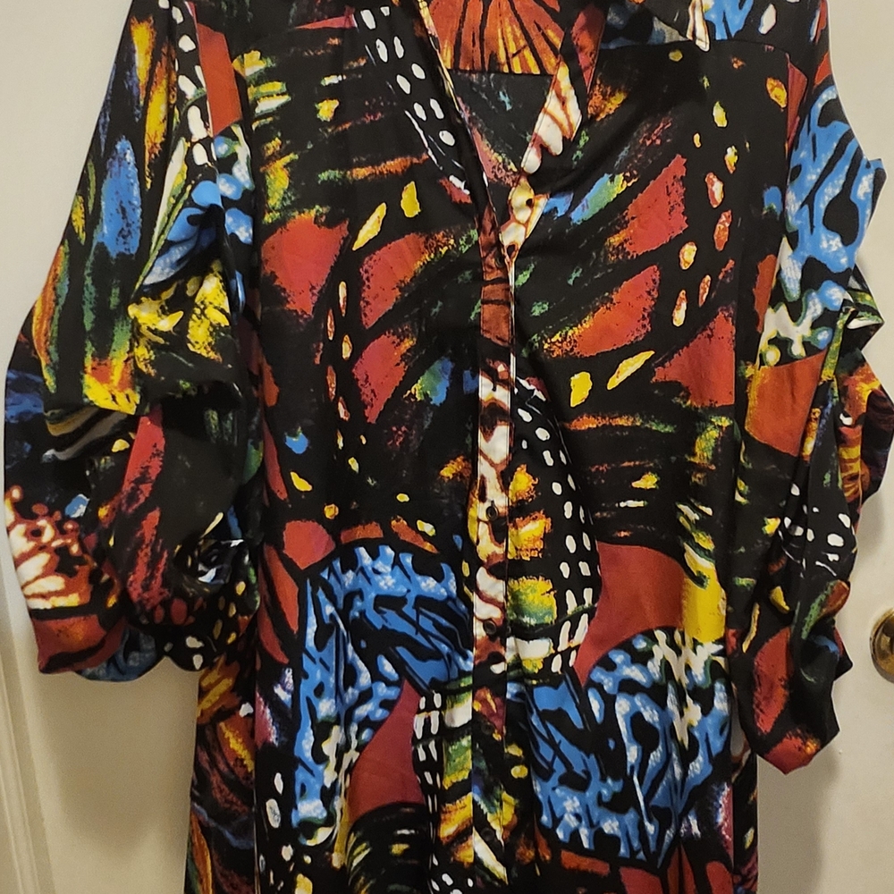 Colorful Abstract Women's Top